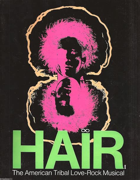 Hair Musical 1969 Hair Musical Broadway Program 1969 Natoma