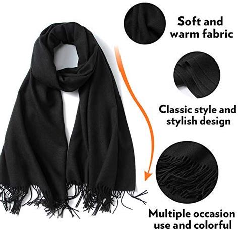 Maamgic Womens Large Soft Cashmere Feel Pashmina Shawls Wraps Light Scarf Pricepulse