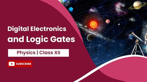 Digital Electronics And Logic Gates Physics Class 12 Youtube