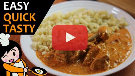Simmer, uncovered, basting often, until chicken is heated through and very tender, about 10 minutes. Paprika chicken with sour cream - Recipe Videos - YouTube