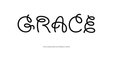 Pin On Tattoos Of The Name Grace