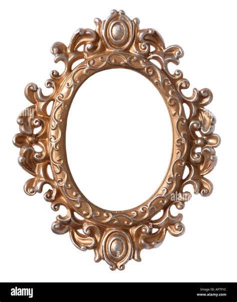 Ornate Oval Picture Frame Stock Photo Alamy