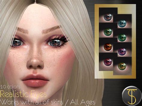 Realistic Eyes 01 Sims 4 Mod Download Free