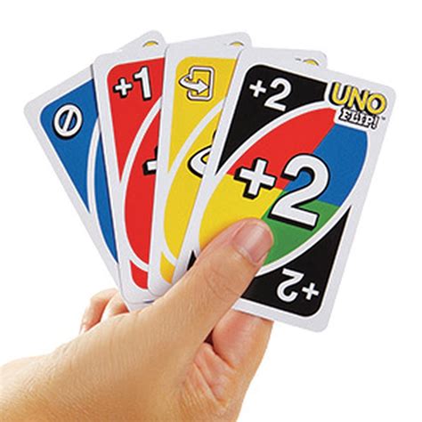 A card that forces the next player to draw four cards unless they can stack it. UNO FLIP - Toyworld
