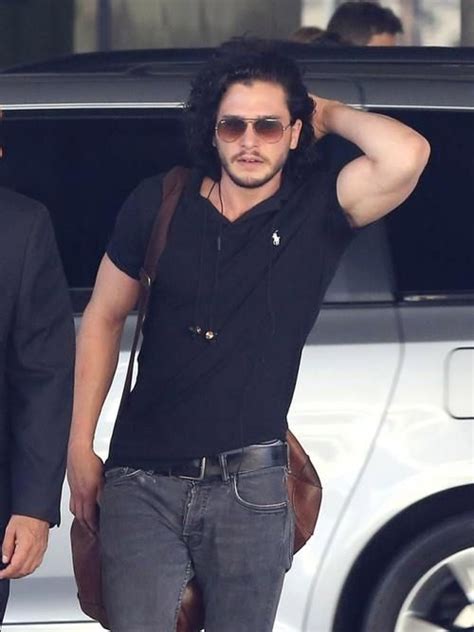 Kit Harington Posing With Shirt Open Naked Male Celebrities
