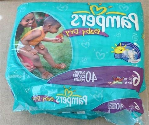 Pampers Baby Dry 2005 Vintage Sesame Street Size