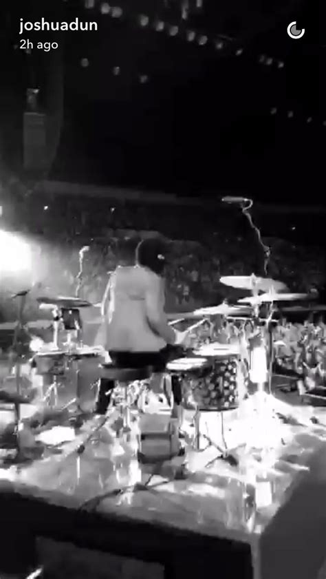 Josh Dun Playing Drums One Pilots Twenty One Pilots Josh Dun