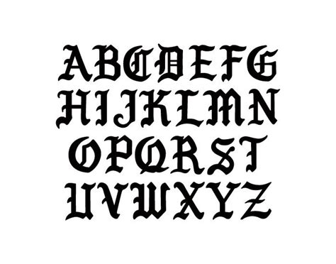 Gothic Font Names Ducklasopa