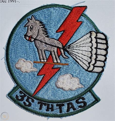 35th Tactical Airlift Squadron Usaf Air Force Patch C 130 Era 4 Tall 4545031874