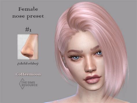 Female Nose Preset N1 The Sims 4 Catalog