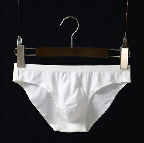 1PCS Seamless Men S Nylon Briefs Ice Silk Thin Underwear Sexy Low Waist