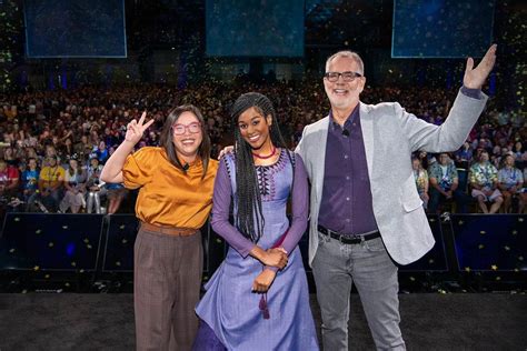 Video Asha From Disneys Wish Makes First Live Character Appearance