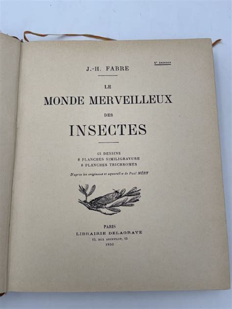 Le Monde Merveilleux Des Insectes Librairie Gil
