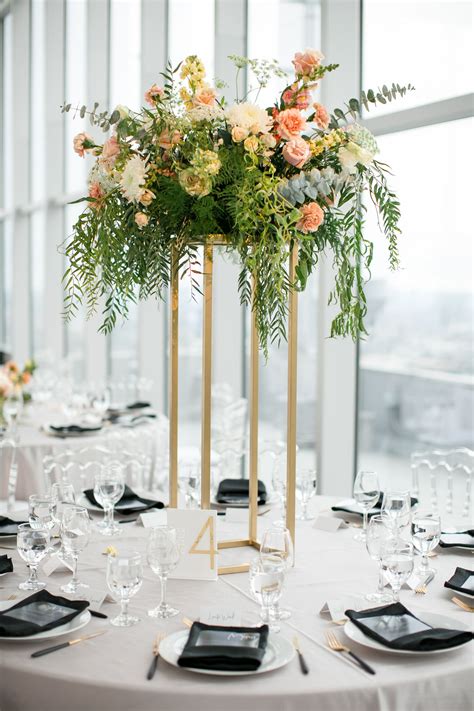 round table centerpieces with greenery off 79 tr