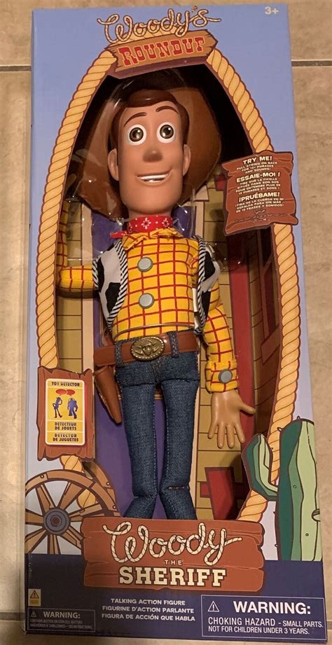 Toy Story Disney Parks Exclusive Talking Woody Roundup Doll Figure New