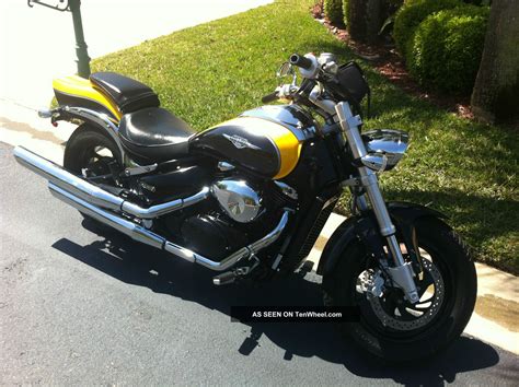 Claimed horsepower was 51.9 hp (38.7 kw) @ 6000 rpm. 2008 Suzuki Boulevard M50 Black & Yellow