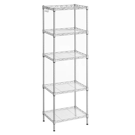 Buy Songmics Wire Shelving Unit 5 Tier Kitchen Storage Shelf Space