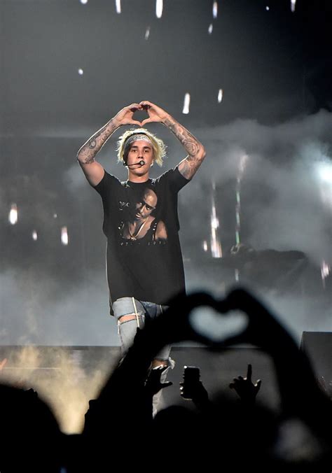 Recording Artist Justin Bieber Performs At The Purpose World