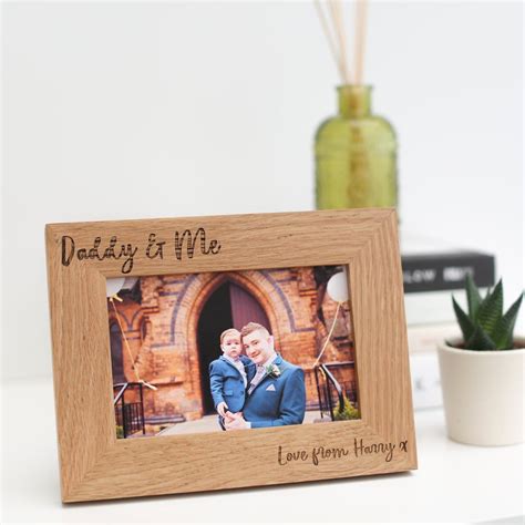 Contact us for more details. 'Daddy & Me' Personalised frame | Personalized fathers day ...