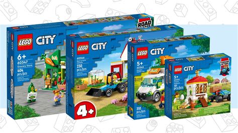 All Lego® City Farm Sets 2022 4in1 1045 Pcs Speed Build Top Brick
