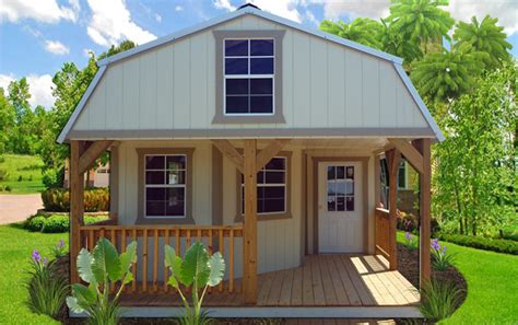 Maybe you would like to learn more about one of these? Deluxe Lofted Cabins - Carports Portable Storage Buildings ...