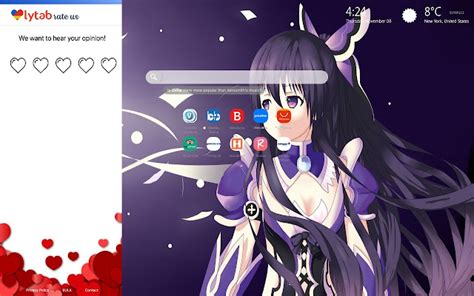inspired cute and sexy anime girls new tab themes extore space