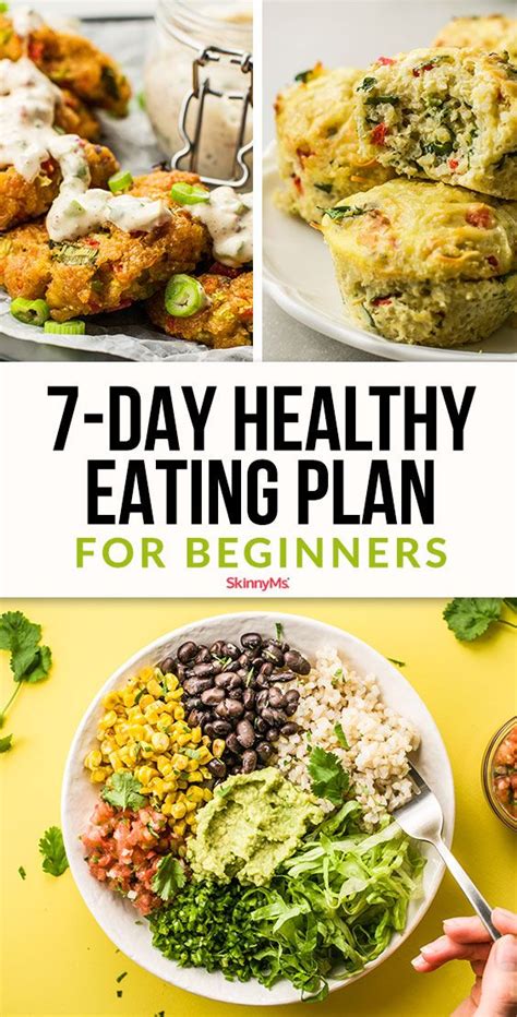 7-Day Healthy Eating Plan for Beginners | Skinny Ms. in ...