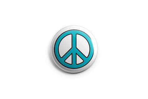 Peace Symbol 125 Inch Pinback Button Or Magnet Peace Badge Peace Pin