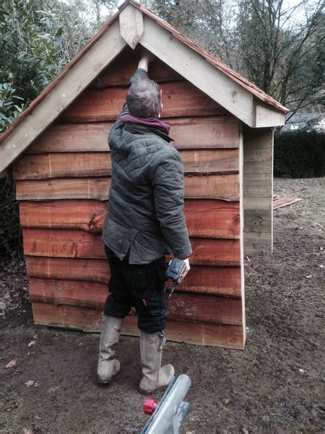 Waney Edge Shelter Build The Wooden Workshop Oakford Devon The