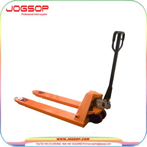 2500kg Hand Pallet Truck With High Quality AC PUMP BAODING JOGSOP