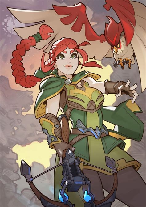 Paladins Cassie By Splashbrush Female Character Design Rpg Character Character Portraits