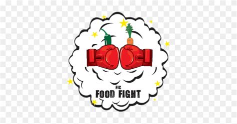 Food Fight Clipart