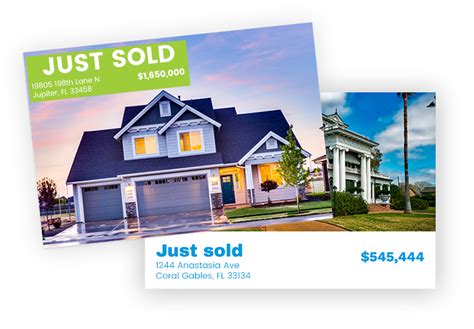 Real Estate Postcards Direct Mail Printing For Realtors