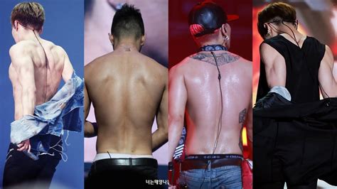 15 Male Idols With The Lovely Backs In K Pop Youtube