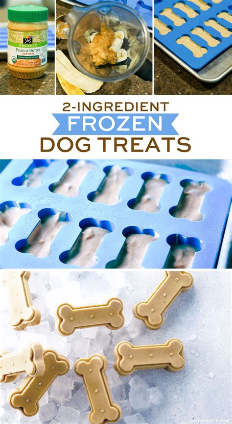 Apples, cinnamon, sweet potatoes, pumpkin…these are the delicious and nutritious low calorie pumpkin spinach dog treats for dogs who want taste without the waist! 2-Ingredient Healthy Frozen Dog Treats | Detoxinista