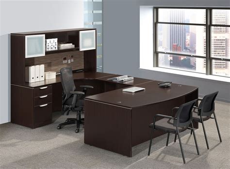 Executive U Shaped Desk With Hutch Madison Liquidators