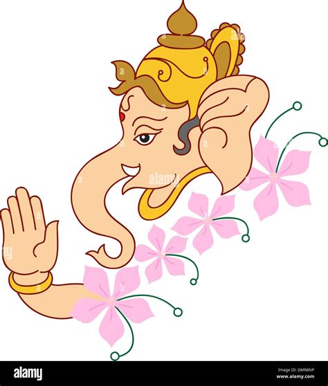 Ganesha The Lord Of Wisdom Stock Vector Image And Art Alamy
