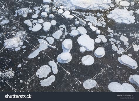 Air Bubbles Frozen Ice Stock Photo 2083991371 Shutterstock