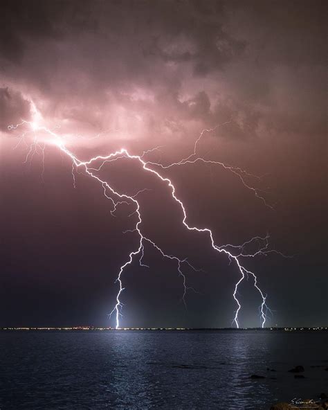 Canon Photography Photography Seimages Crazy Lightning Storm Over
