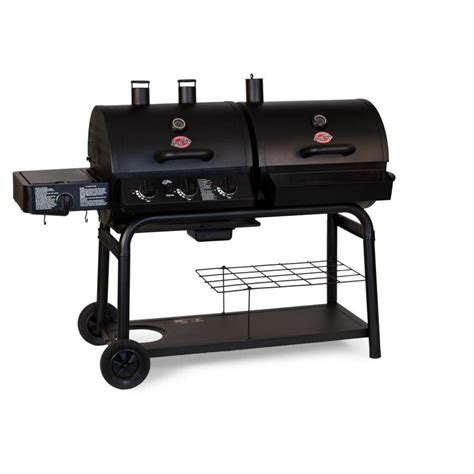 Char Griller Duo Black Dual Function Combo Grill Gas And
