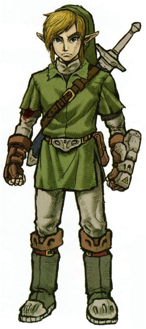 Concept Art From Hyrule Historia Of Twilight Princess Link