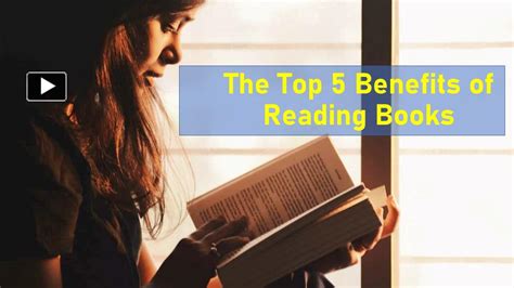 Ppt The Top 5 Benefits Of Reading Books Powerpoint Presentation