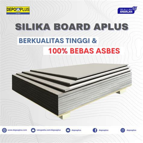 Jual Papan Semen Silika Board Semen Board Aplus Mm X Kota