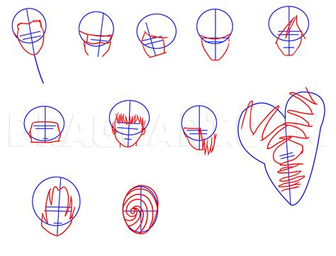 How To Draw Akatsuki Step By Step Drawing Guide By Dawn Dragoart