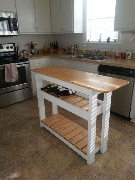 Diy Kitchen Island Bench Things In The Kitchen
