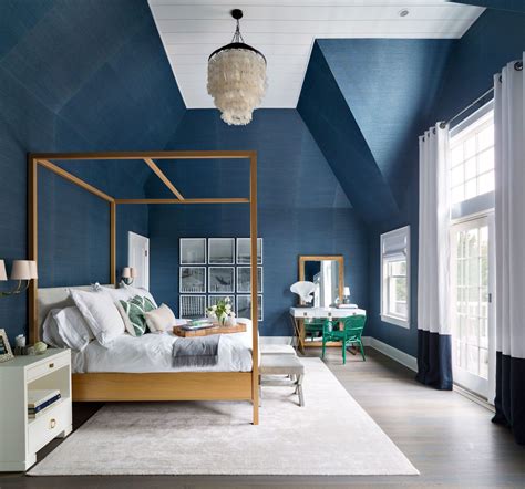 Moody Interior Breathtaking Bedrooms In Shades Of Blue