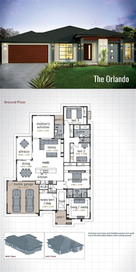Single Storey House Design The Orlando A Generous Size