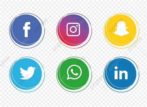 Social Media Icons Free Social Icons Social Media Logos Clipart