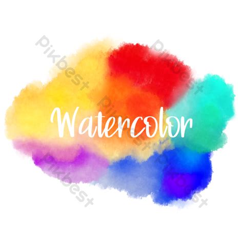 Watercolor Abstract Color Paint Splatter Splash Psd Png Images Free