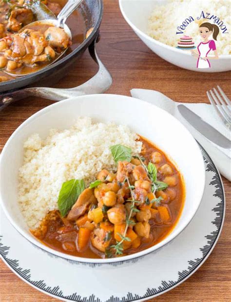 Maybe you would like to learn more about one of these? Moroccan Chicken Stew with Couscous - Veena Azmanov